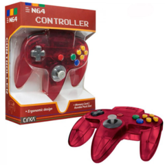 Nintendo 64 (N64) Controller Unofficial Cirka Transparent Red [Loose Game/System/Item]